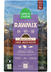 Open Farm RawMix croquetas grandes con salmón, pollo y pavo para razas grandes