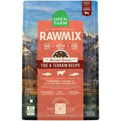 Open Farm RawMix croquetas recubiertas con caldo de hueso para perros activos