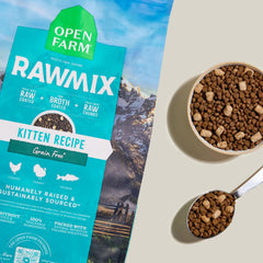 Open Farm RawMix mezcla pollo, pavo y salmón para gatitos