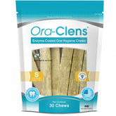 Ora-Clens higiene oral para perros pequeños, masticables que ayudan a limpiar dientes.