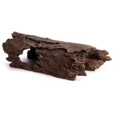Orchid Valley tronco hueco XL 14 pulgadas, refugio natural para reptiles y peces.