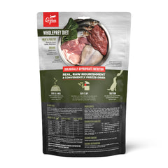 ORIJEN Epic Bites Tundra, ingredientes crudos para proteína diaria.