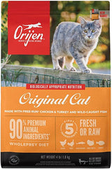 ORIJEN: órganos, cartílago y hueso comestible incluidos en la mezcla.