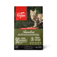 ORIJEN TUNDRA bolsa 4 lb croquetas para gatos adultos