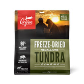 ORIJEN TUNDRA medallones deshidratados para perros, fuente de proteína concentrada para energía diaria.
