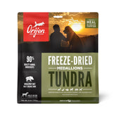 ORIJEN TUNDRA medallones liofilizados para perros, proteína alta