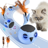 ORSDA bola pajaro interior en juego estimulante para gatos