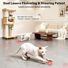 ORSDA-laser-doble-ocular-aleatorio ofrece movimiento impredecible para cazar.