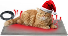 Ortri cama calefactante para gatos con funda lavable y descanso cálido.