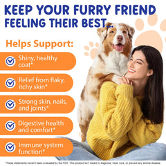 Gotas fáciles de O.SECERT para perros, añadir a la comida