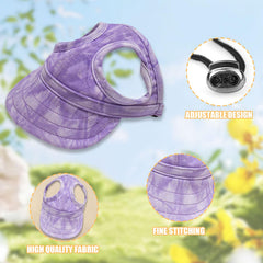 OTKARXUS gorra de lona ligera para mascotas en verano.