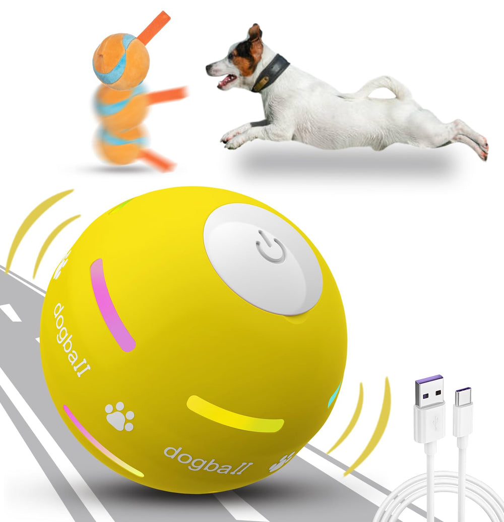 Pelota interactiva OULUXYLS rodando para ejercicio activo