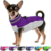 OUOBOB chaqueta de invierno para perro con cierre trasero, mantiene seco
