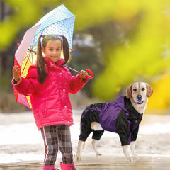 OUOBOB chaqueta impermeable con abertura para correa, ideal para paseos