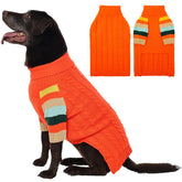 OUOBOB suéter XL para perro con cuello alto, ideal para paseos fríos.