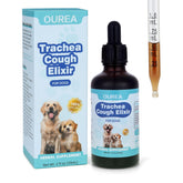 Ourea Elixir tos perros, botella visible para uso diario