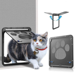 Ownpets puerta de malla para mascotas interna 8x10, ideal para perros y gatos pequeños.