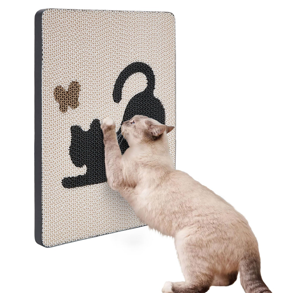 Ownpets rascador-pared-gato-vertical: área de rascado dedicada para gatos.