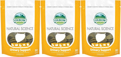 Oxbow galletas de apoyo urinario para mascotas pequeñas en empaque tres-pack, fomentan la salud urinaria