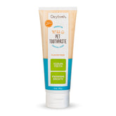 Empaque de Oxyfresh pasta dental para gatos y perros, cuidado bucal diario.