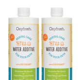 Oxyfresh Solución dental para mascotas, añadida al agua, aliento más fresco.