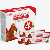 Envase de OZIPCO Ivermectina para caballos, 6,08 g para dosificación precisa.