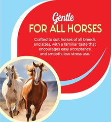 Dosis precisa con OZIPCO para caballos, uso consistente en cada toma.