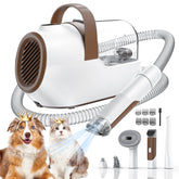 Ozumek aspiradora de grooming para perros captura pelo durante el cepillado