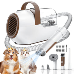 Ozumek aspiradora de grooming para perros captura pelo durante el cepillado