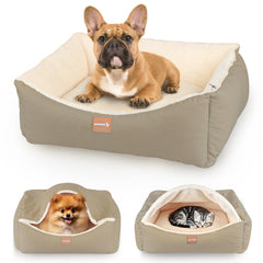 Cama paatata para perros y gatos 25 pulgadas, reposo cómodo diario.