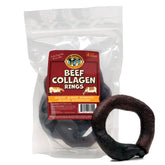 Pack Approved anillo de res con colágeno de 3,5 pulgadas, masticación duradera para perros