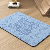 PADOOR alfombrilla absorbente para comida y agua, evita derrames y mantiene el área limpia