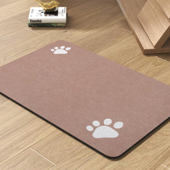 PADOOR alfombrilla absorbente para comida y agua de mascotas, evita derrames
