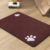 PADOOR Alfombrilla absorbente para comida de perro mantiene el área limpia.