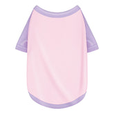 Paiaite camisa para perros, frente rosa bloque, ideal para paseos diarios y estilo moderno.