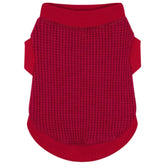 Camiseta Paiaite para perro pequeño en vino rojo con ajuste cómodo