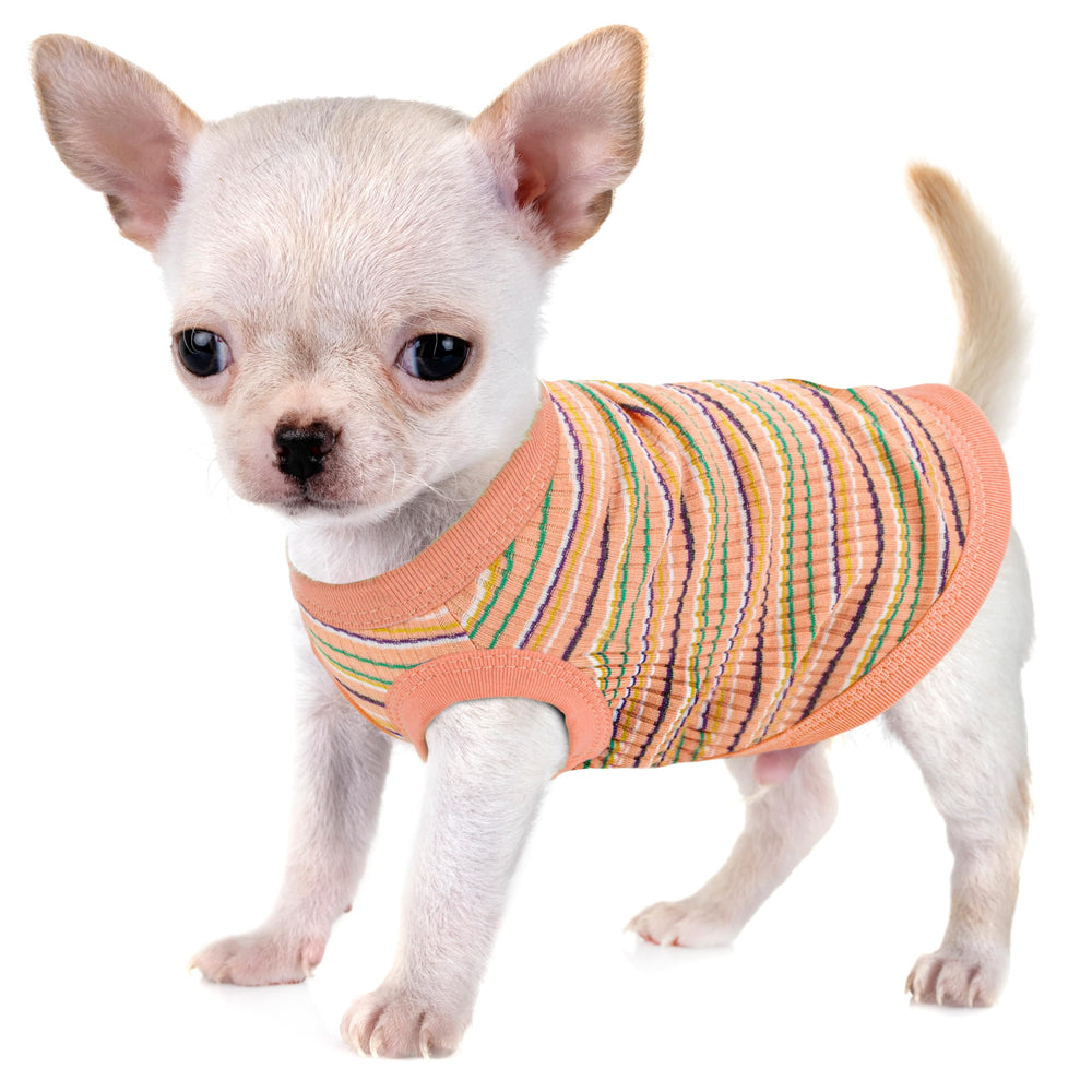 Paiaite camisas perro rib algodón suave, confort diario para pelaje sensible.