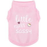 Paiaite camiseta para perro sin mangas con diseño de pequeña dama descarada, ideal para paseos.