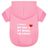 Paiaite sudadera perro rosa XL frontal, abrigo ligero para paseos diarios.