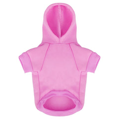 Paiaite sudadera perro rosa XL vista lateral, ajuste cómodo para libertad.