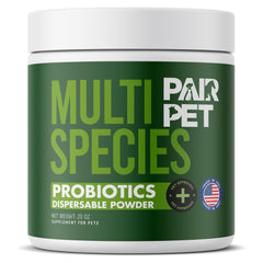 Pair Pet Probiotics: polvo dispersible que se disuelve en comida o agua.