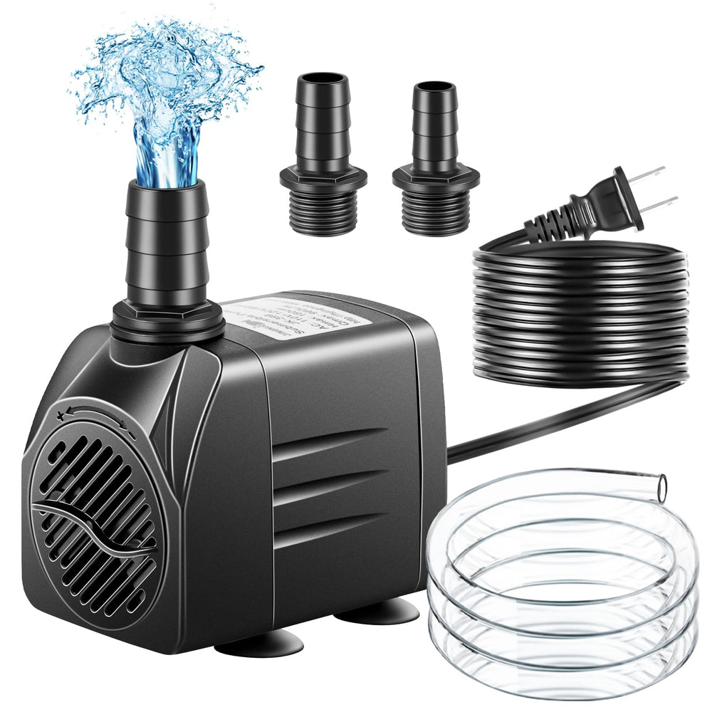 Bomba submersible Pamaner de 25W con flujo ajustable para acuario.