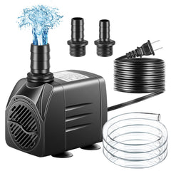 Bomba submersible Pamaner de 25W con flujo ajustable para acuario.