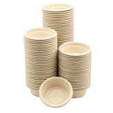 Copa de papel Pangea grande 1-5oz para alimento de geckos crestados.