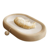 Panup rasca sisal 24 pulgadas, rascador duradero para gatos interiores