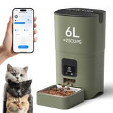 PAPIFEED alimentador automatico para gatos con wifi y control remoto práctico.
