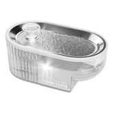 Papifeed bebedero para gatos con acero inoxidable 304, opción higiénica para agua limpia.