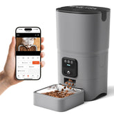 PAPIFEED cámara 1080p con visión nocturna para vigilar al gato