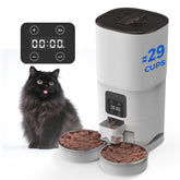 PAPIFEED comedero automático para dos gatos con 7L de capacidad
