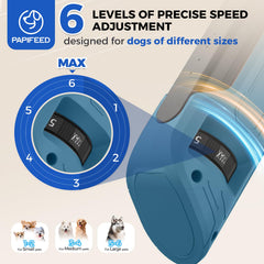 PAPIFEED lijadora de uñas para perros, silenciosa y cómoda